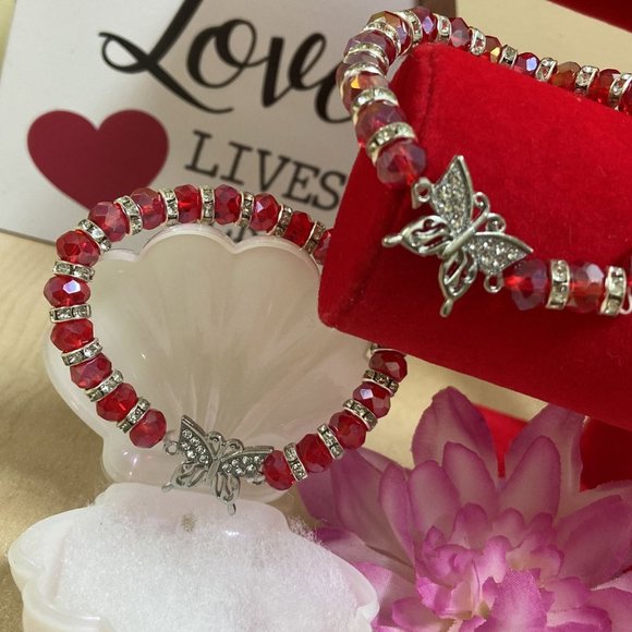 Butterflies bracelets - Picture 3 of 7